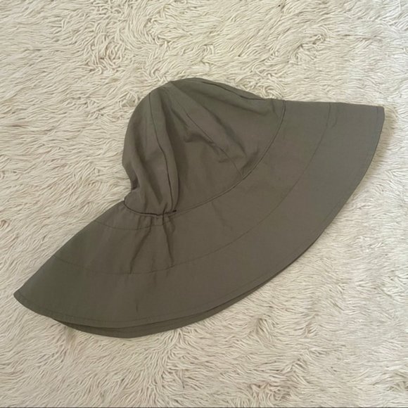 Vintage Pleasant Pheasant Khaki Green Rounded Bucket Gardening Sun Hat O/S 🇨🇦 - Picture 6 of 7